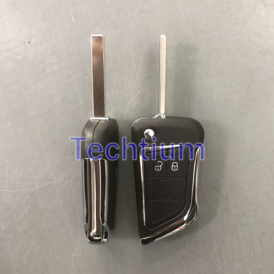 2-Tasten-Remote Flip Key Shell für Buick,Chevrolet